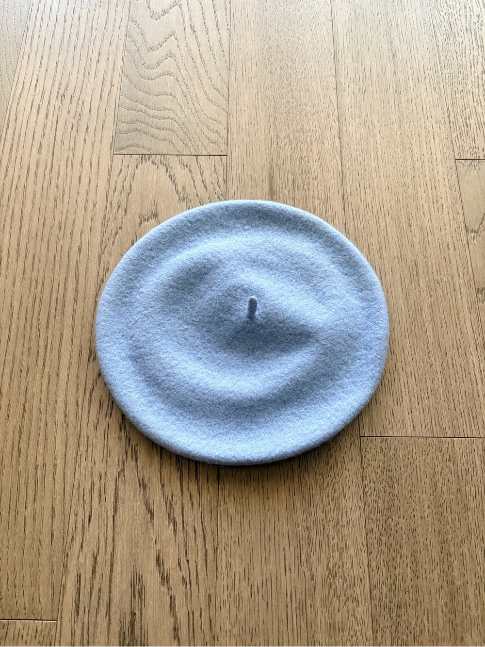 Powder Blue Wool Beret